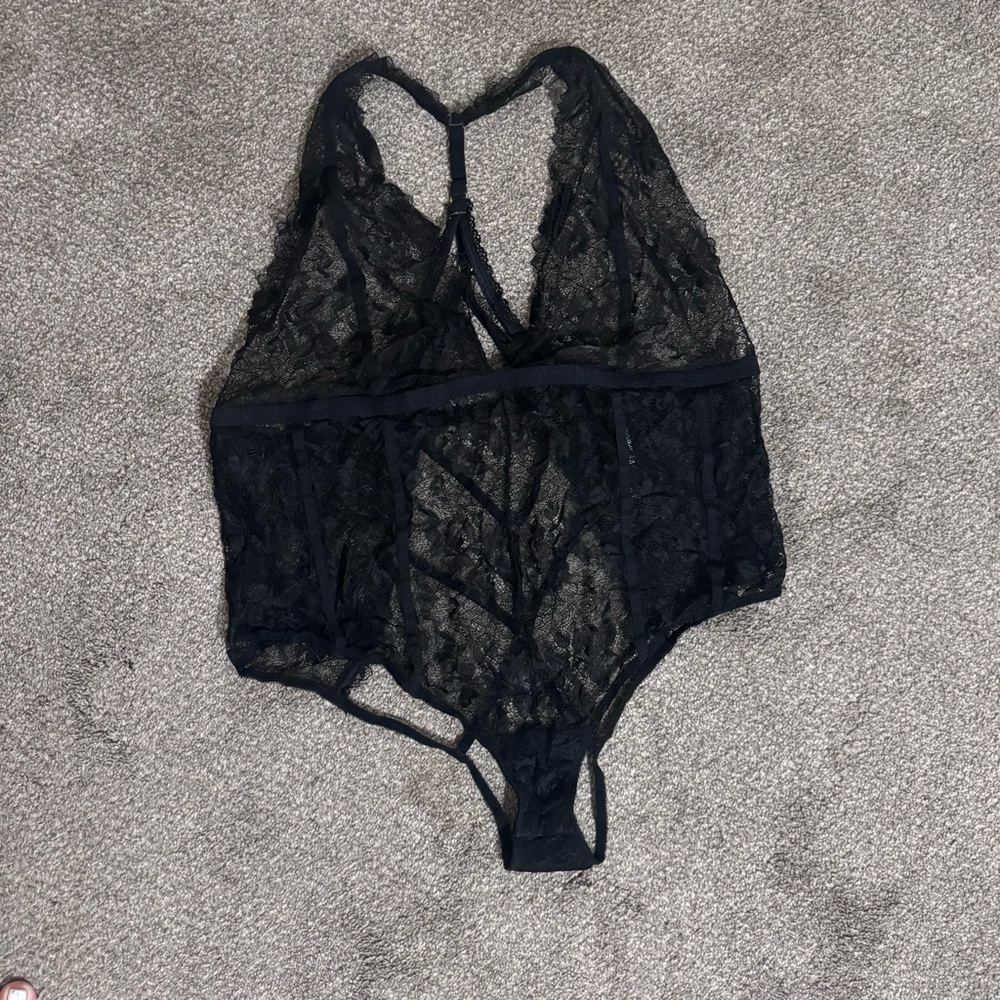 Torrid size 4 Lingerie Bodysuit Lace Black